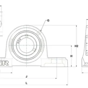 Zespół z oprawą żeliwną UCP.216 SNR Promocja